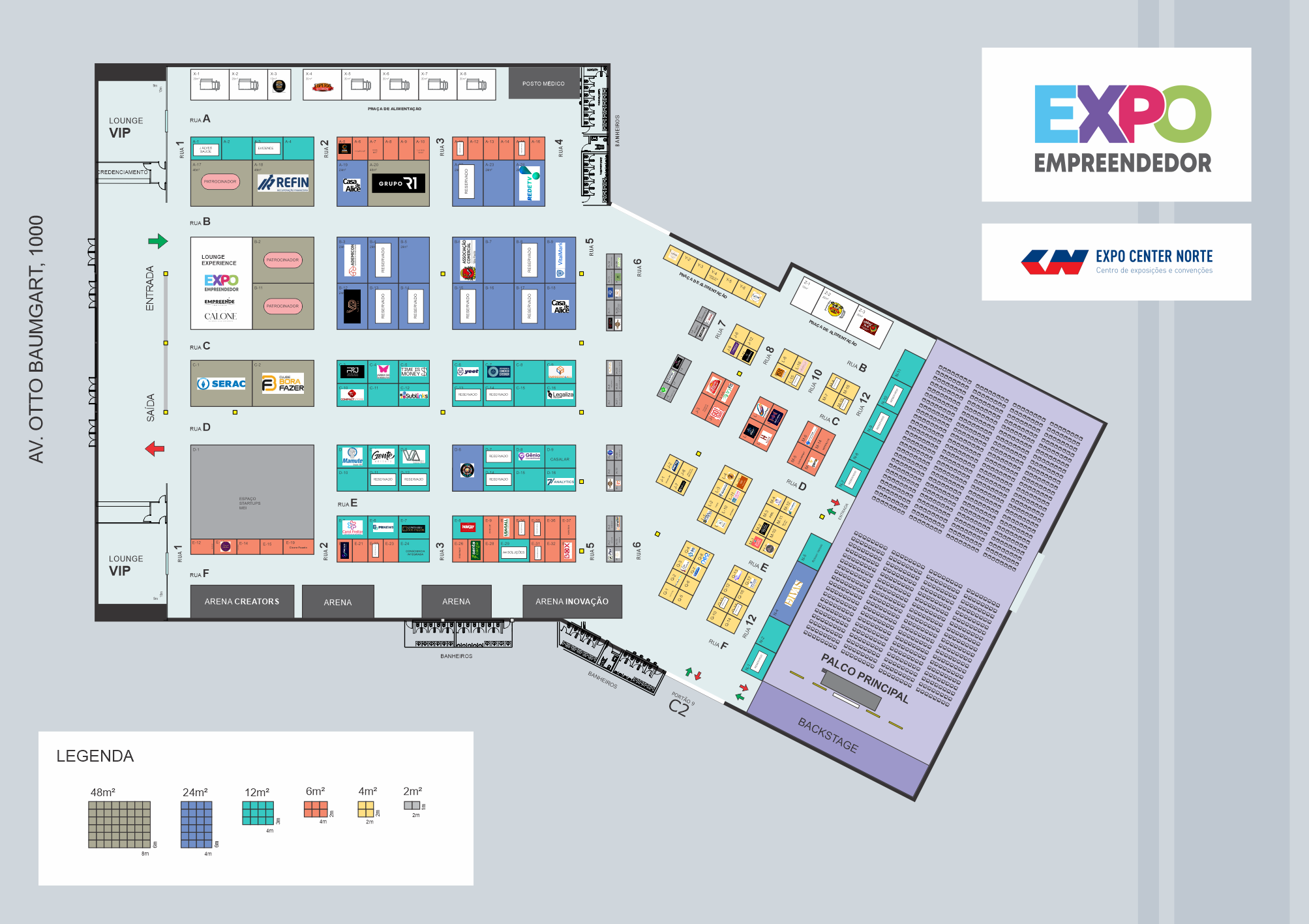 Planta da Expo Empreendedor